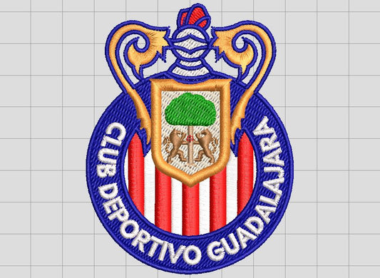Matriz de Bordado Ponchado Chivas – 8.5 cm